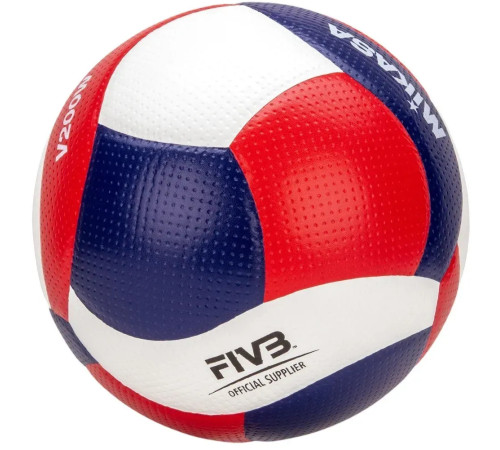 М'яч волейбольний Mikasa V200W-USA розмір 5, різнокольоровий