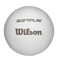 М'яч волейбольний Wilson SOFT PLAY розмір 5, білий