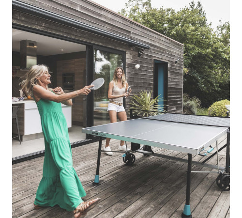 Стіл тенісний CORNILLEAU 300X OUTDOOR сірий 115302 Стіл тенісний CORNILLEAU 300X OUTDOOR сірий 115302