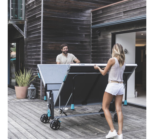 Стіл тенісний CORNILLEAU 300X OUTDOOR сірий 115302 Стіл тенісний CORNILLEAU 300X OUTDOOR сірий 115302