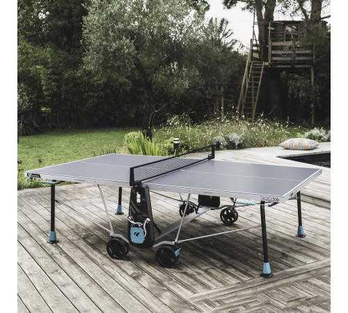 Стіл тенісний CORNILLEAU 300X OUTDOOR сірий 115302 Стіл тенісний CORNILLEAU 300X OUTDOOR сірий 115302