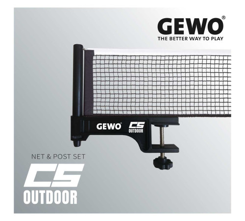 Сітка для настільного тенісу Gewo CS Outdoor (101679100) Сітка для настільного тенісу Gewo CS Outdoor (101679100)