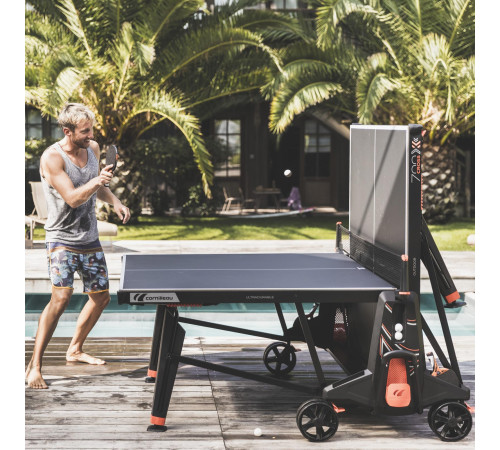 Тенісний стіл 700X CORNILLEAU OUTDOOR чорний 113402 Тенісний стіл 700X CORNILLEAU OUTDOOR чорний 113402
