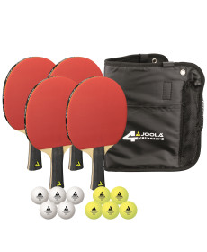 Набір для настільного тенісу Joola Quattro 4 Bats 10 Balls (54818)