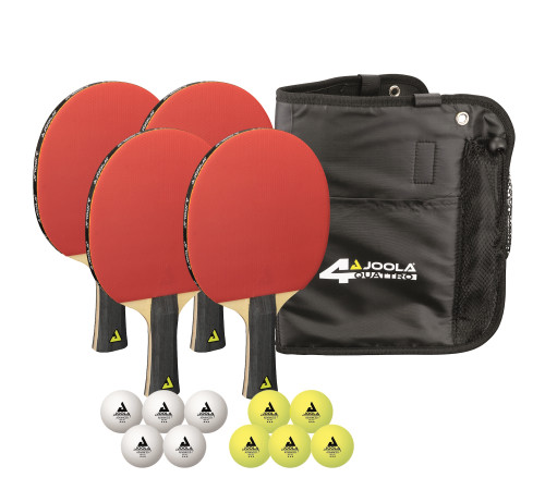 Набір для настільного тенісу Joola Quattro 4 Bats 10 Balls (54818) Набір для настільного тенісу Joola Quattro 4 Bats 10 Balls (54818)
