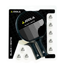 Набір для настільного тенісу Joola Black White 2 Bats 8 Balls (54817)