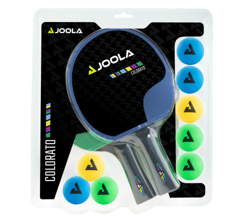 Набір для настільного тенісу Joola Colorato 2 Bats 8 Balls (54814) Набір для настільного тенісу Joola Colorato 2 Bats 8 Balls (54814)