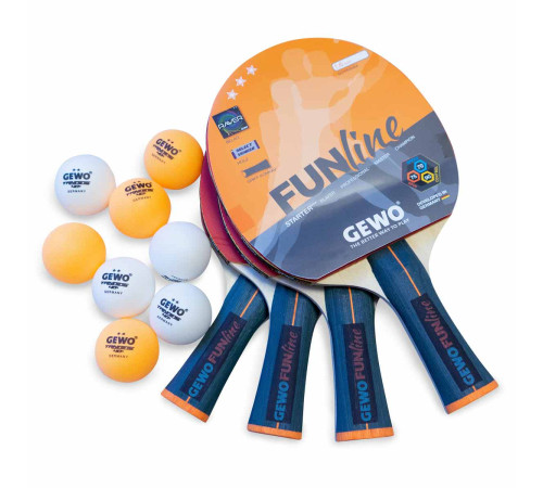 Набір для настільного тенісу Gewo Family & Friends 4 Bats 8 Balls (97010000)