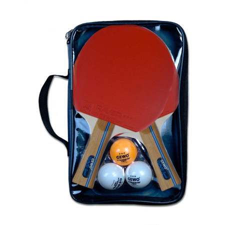 Набір для настільного тенісу Gewo Rave Speed 2 Bats 3 Balls (86080000) Набір для настільного тенісу Gewo Rave Speed 2 Bats 3 Balls (86080000)