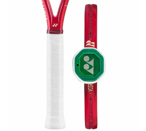 Ракетка для тенісу Yonex VCore 98 Ruby Gr4, червоно-біла