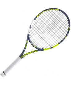 Ракетка для тенісу Babolat AERO JUNIOR 26 2023 year, сіро-жовта