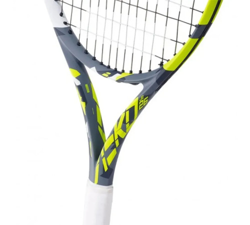 Ракетка для тенісу Babolat AERO JUNIOR 26 2023 year, сіро-жовта