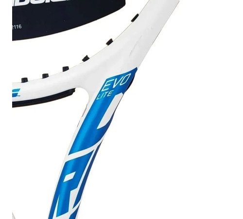 Ракетка для тенісу Babolat Evo drive lite W Gr1, біло-синя