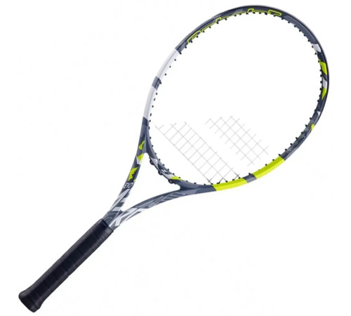 Ракетка для тенісу Babolat EVO AERO Gr2, сіро-зелена