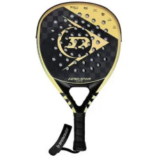 Ракетка для падел тенісу Dunlop Aerostar lite 2023, чорно-золотиста