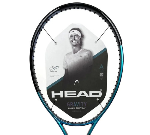 Ракетка для тенісу Head Gravity Team 2025 Gr2, чорна