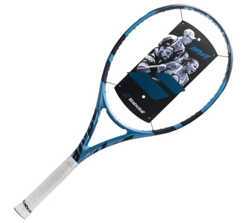 Ракетка Babolat PURE DRIVE TEAM UNSTR NC 2025 Gr3, чорно-синя
