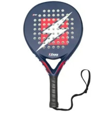 Ракетка для падел тенісу Zeus Racchetta, чорно-червона