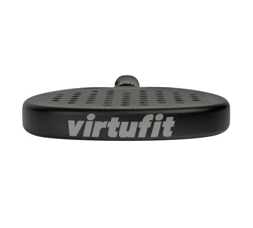 Ракетка для падел тенісу VIRTUFIT FUSION PRO, чорно-срібляста