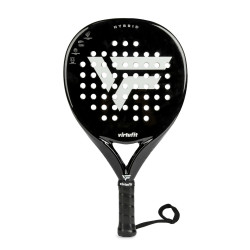 Ракетка для падел тенісу VIRTUFIT HYBRID, чорно-срібляста