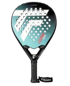 Ракетка для падл тенісу Tecnifibre Padel CURVA TEAM, чорно-зелена