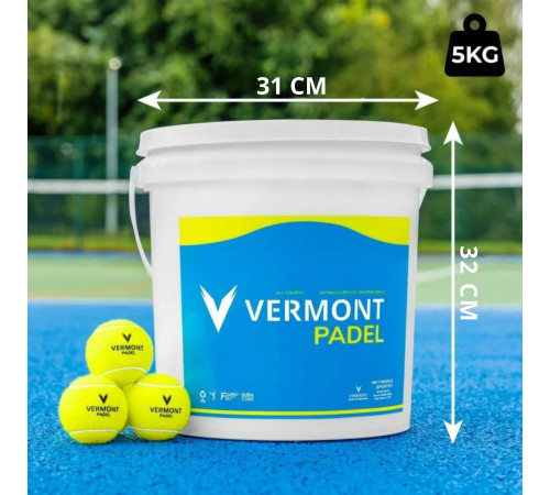 М’ячі для паделю Vermont 60 шт.