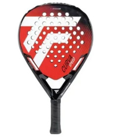 Ракетка для падл тенісу Tecnifibre Padel CURVA SPEED, чорно-червона 