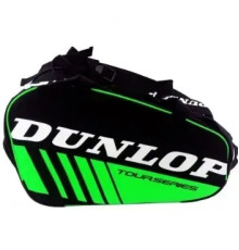 Сумка для падел тенісу Dunlop, чорно-зелена