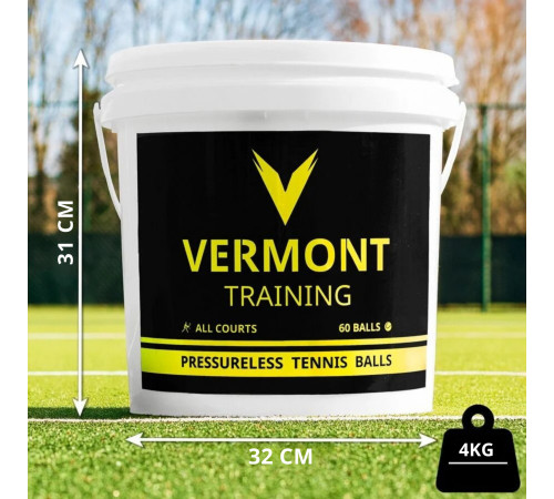 М'ячі для тенісу Vermont 60 шт.