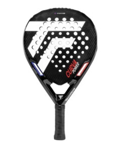 Ракетка для падлу тенісу Tecnifibre Padel CURVA POWER, чорно-біла