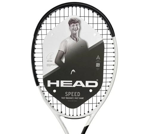 Ракетка для тенісу Head Speed TEAM 2024 U 20, чорно-біла