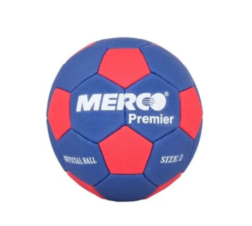 М'яч гандбол Merco Premier розмір 2, синьо-червоний