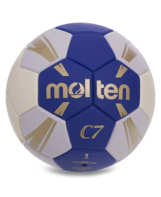 М'яч гандбольний MOLTEN C7 розмір 1, біло-синій