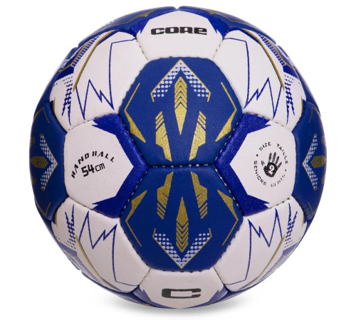 М'яч гандбольний CORE розмір 2, біло-синій