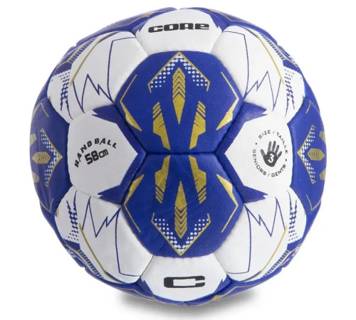 М'яч для гандболу CORE розмір 3, біло-синій