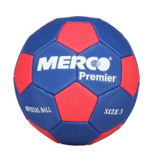 М'яч гандбольний Merco Premier handball ball розмір 2, синьо-червоний