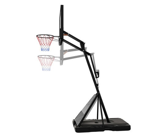 Стійка баскетбольна NILS ZDK024 317 см, чорно-біла Стійка баскетбольна NILS ZDK024 317 см, чорно-біла