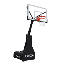 Стійка баскетбльна FORZA MicroArena 230–305 см, чорно-біла