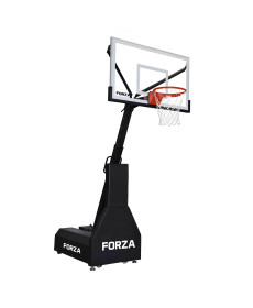 Стійка баскетбльна FORZA MicroArena 230–305 см, чорно-біла