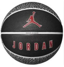 М'яч баскетбольний Nike JORDAN PLAYGROUND 2.0 8P DEFLATED WOLF GREY/BLACK/WHITE/VARSITY RED size 7