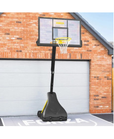 Стійка баскетбольна FORZA JS420 ELITE 230–305 см, чорно-жовтий