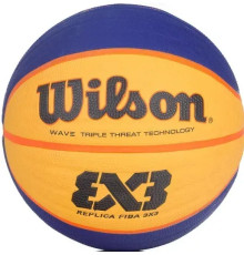 М'яч баскетбольний Wilson Fiba 3X3 розмір 6, оранжево-синій