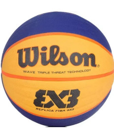 М'яч баскетбольний Wilson Fiba 3X3 розмір 6, оранжево-синій