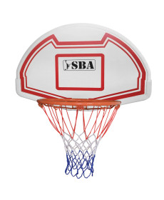 Щит баскетбольний SBA S005 90 x 60 см, червоно-білий