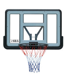 Щит баскетбольний SBA S007 110 x 75 см, чорно-сірий