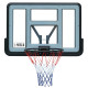 Щит баскетбольний SBA S007 110 x 75 см, чорно-сірий