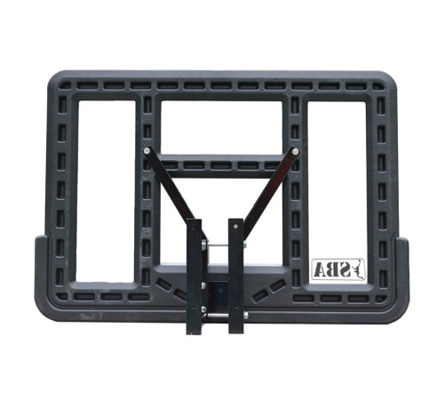 Щит баскетбольний SBA S007 110 x 75 см, чорно-сірий