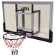 Щит баскетбольний SBA S030B 140 x 80 см, чорно-сірий