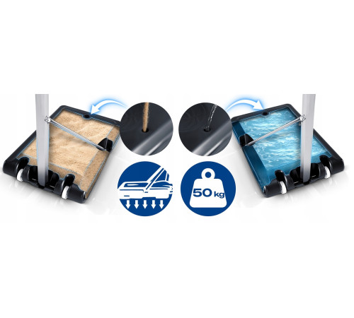 Стійка для баскетболу Neo‑Sport NS‑281 150-260 см, чорна