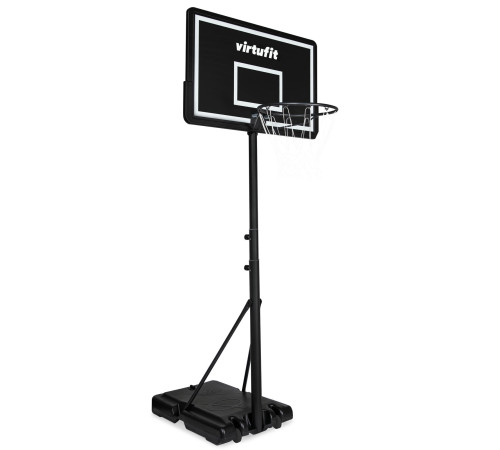 Стійка баскетбольна VIRTUFIT 145-305 см, чорно-біла